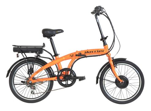 Image of Viking Harrier 20" Wheel 6 Speed Electric Bike, Orange