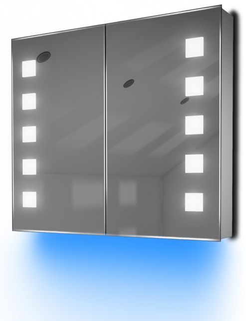 Image of Ambient Demist Bathroom Cabinet With Sensor & Internal Shaver Socket K81b