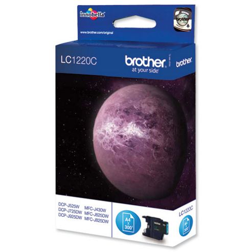 Image of Brother Lc 1220c Ink Cartridge Cyan