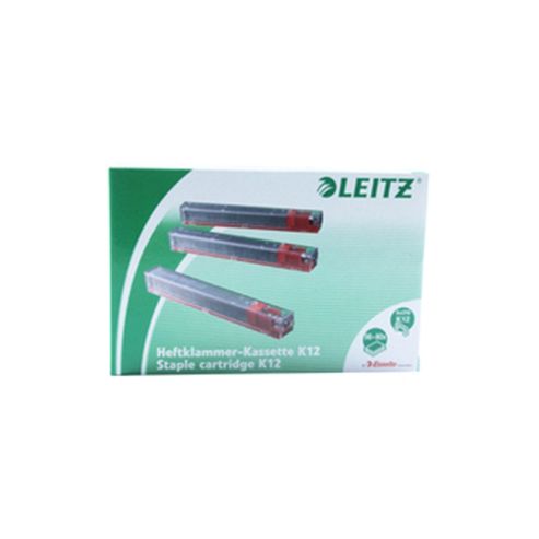 Image of Leitz Staple Cassette Cartridge For Heavy Duty Stapler 12mm Ref 55940000 [pack 5]