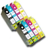 8 Chipped Compatible Epson Stylus Apple T1291-4 (T1295) Inks