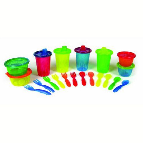 Image of The First Years 28 Pcs Bumber Mealtime Kit