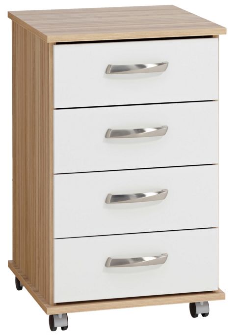 Image of Ideal Furniture Regal 4 Drawer Bedside Table