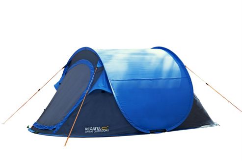 Image of Regatta 2-man Malawi Outdoor Pop-up Tent Blue