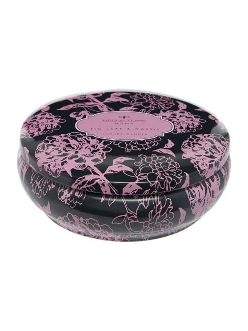 Image of Pied A Terre Fig Lineaf & Cassis Large Tin Candle In Multi