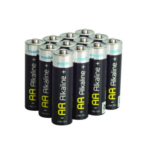 Image of Maplin Lr06 12 Aa Extra Long-life Alkaline Battery Pack