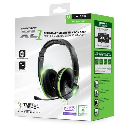 Image of Turtle Beach Ear Force Xl1 Headset (xbox 360)