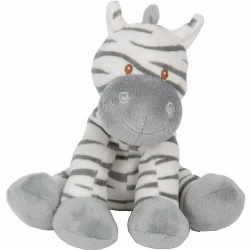 Image of Baby Boy Blue Nappy Cake With Zebra (single Tier)