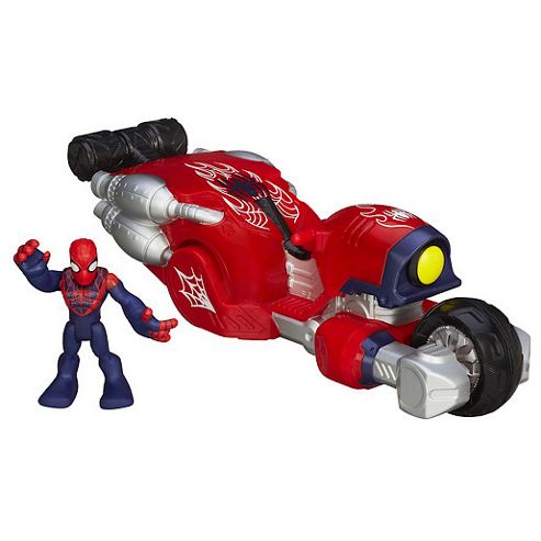 Image of Playskool Super Hero Adventures Spider-man Web Wheelin' Bike