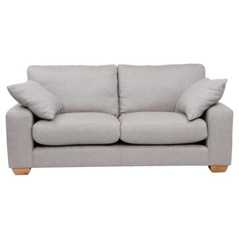 Image of Whitstable Medium 3 Seater Tweed Sofa, Pebble