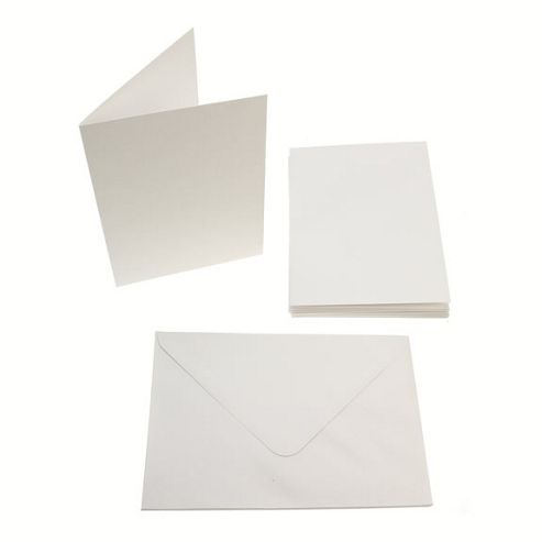 Image of A6 Card Blanks 300gsm 10pk - White.