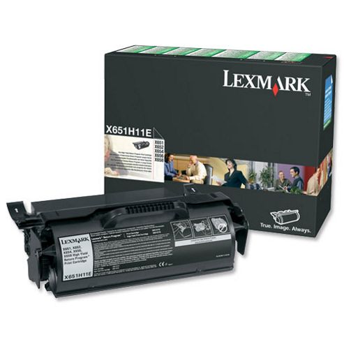 Image of Lexmark T650, T652, T654 Print Cartridge (25k) - Black