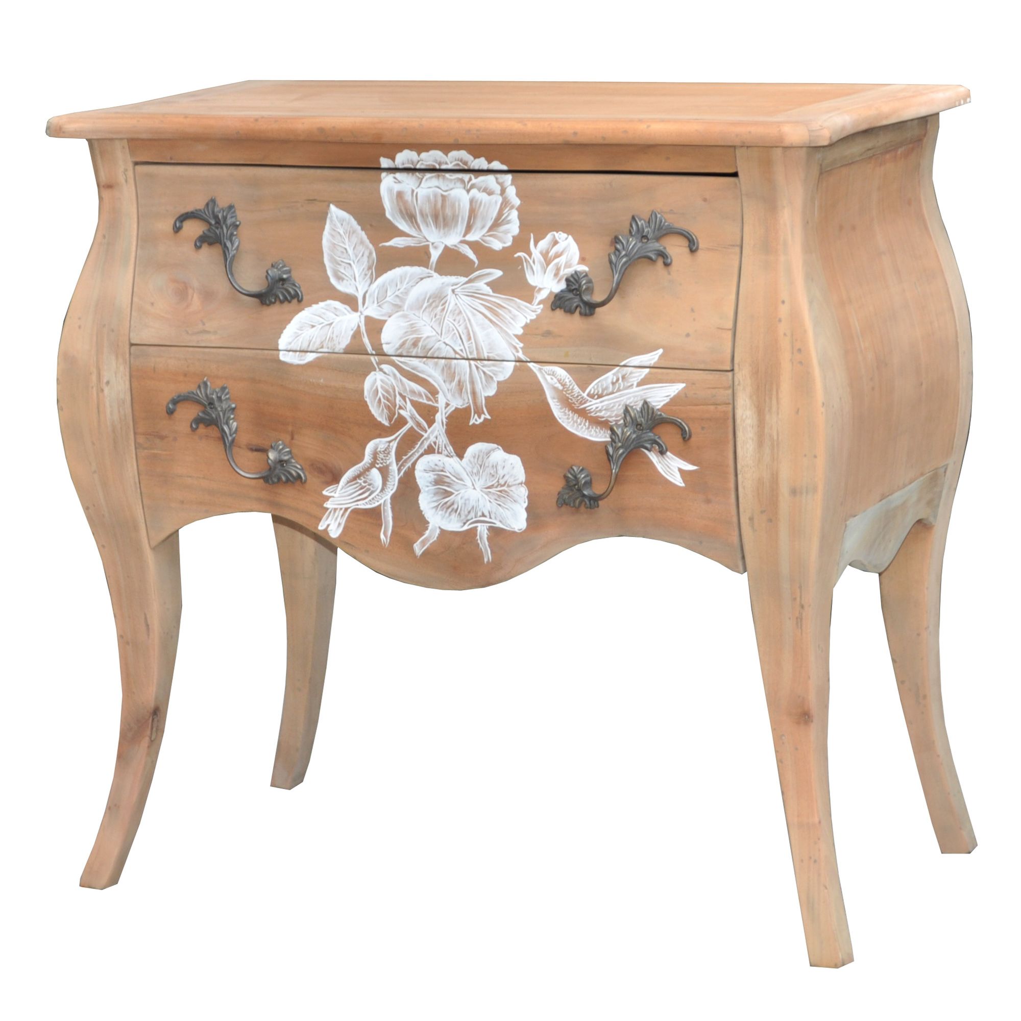 Lock stock and barrel Shell Valbonne Bedside Cabinet at Tesco Direct