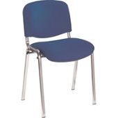 Jemini Ultra Multi-Purpose Stacking Chair Chrome Legs/Blue KF03349