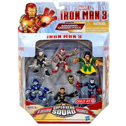 Image of Iron Man 3 Super Hero Squad Exclusive 6-pack Armored Mission Pack