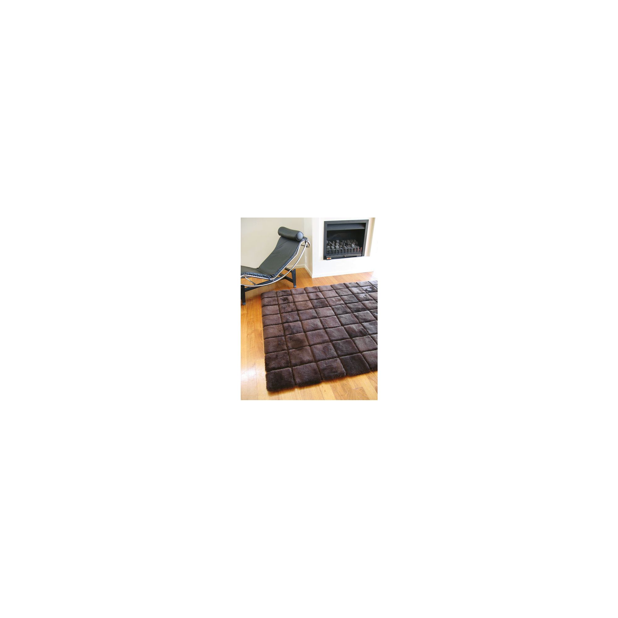 Bowron Sheepskin Shortwool Design Stella Java Rug - 350cm H x 250cm W x 1cm D at Tesco Direct