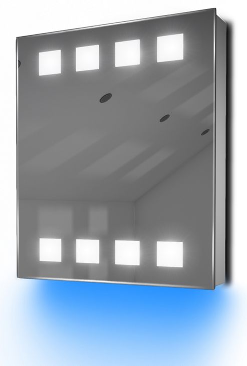 Image of Ambient Audio Bathroom Cabinet With Bluetooth, Shaver Socket & Sensor K128baud