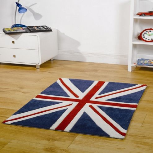 Image of Kiddy Play Mini Jack Red/white/blue 70x100 Cm Rug