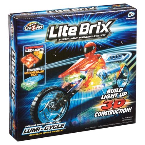 Image of Lite Brix Motorbike 35802