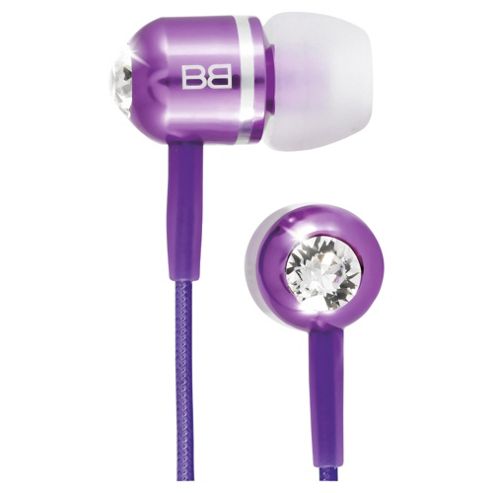 Image of Bassbuds In-ear Headphones W/mic Purple