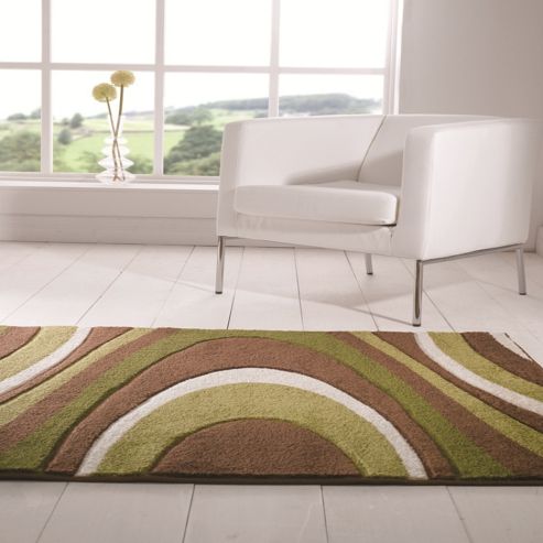Image of Orleans Honesty Brown/green 80x150 Cm Rug