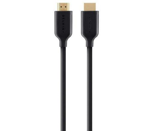 Image of Belkin 1m Hdmi M/m Cable Gold Connectors Black