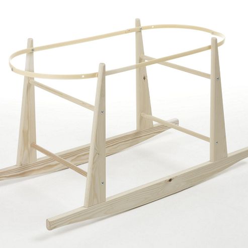 Image of Natures Purest Moses Basket Stand Eco Rocker Natural