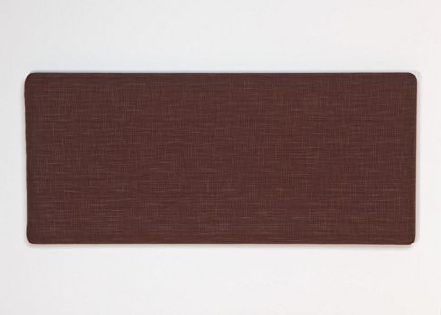Image of Kyoto Winchester Slab Upholstered Headboard - Victoria Chocolate - Double
