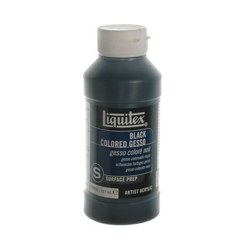 Image of Liquitex Coloured Gesso 237ml Black