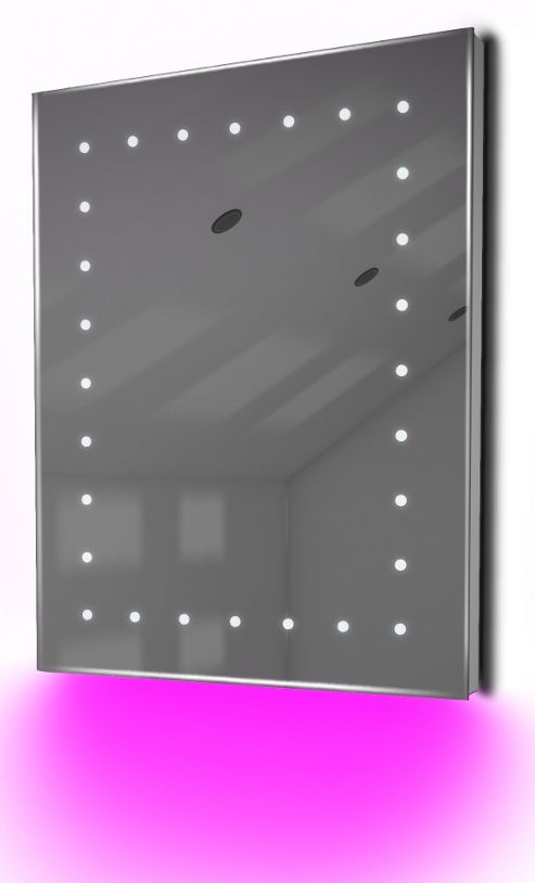 Image of Ambient Ultra-slim Led Bathroom Mirror With Demister Pad & Sensor K162p