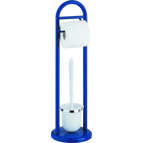 Image of Sanwood Combi Toilet Brush Set - Blue