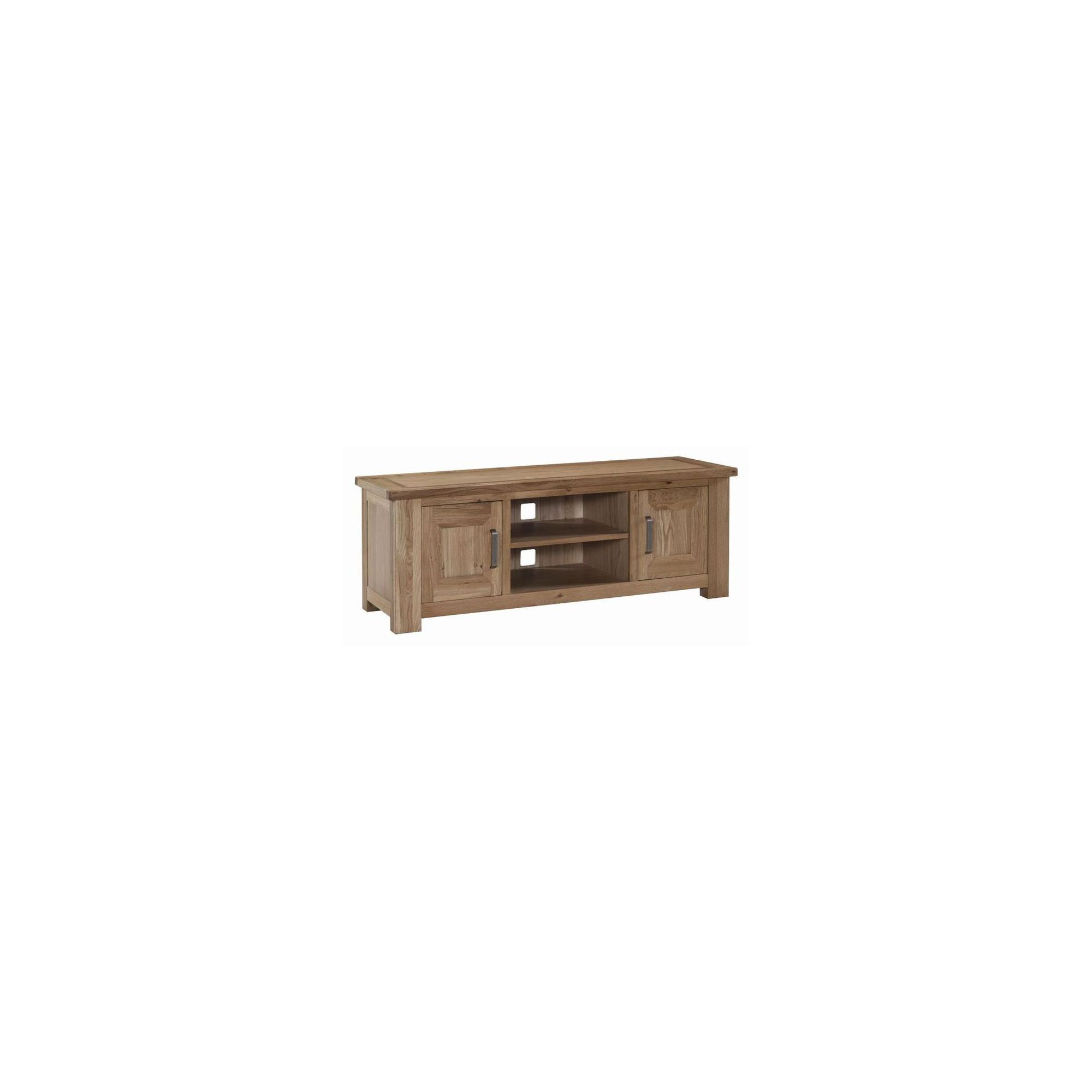 Kelburn Furniture Lyon 133cm TV Stand in Light Oak Matt Lacquer at Tesco Direct