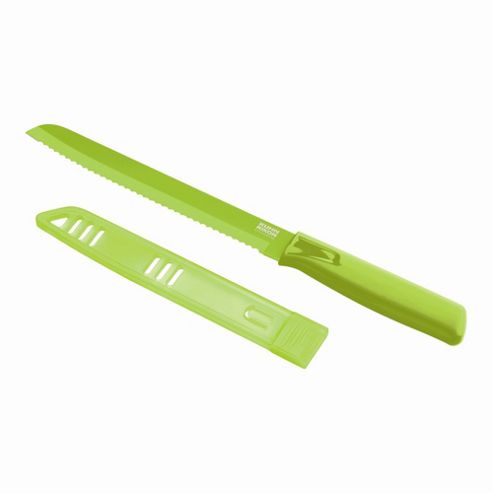 Image of Kuhn Rikon Colori 18.5cm Bread Knife - Green