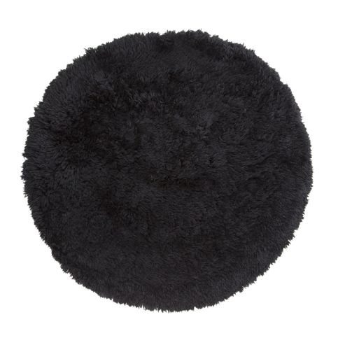 Image of Sumptuous Black 133x133 Cm Rug