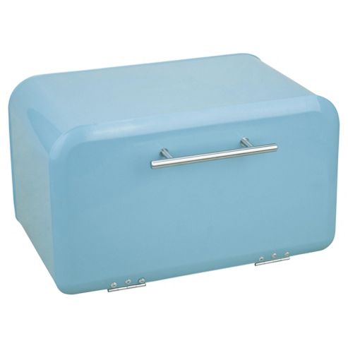 Image of Retro Bread Bin, Blue