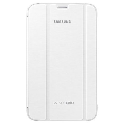 Image of Samsung Tab 3 Book Case Cover With Stand 8" - White