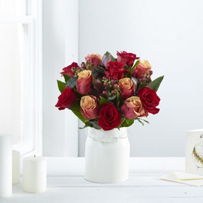 Autumn Rose & Hypericum Bouquet