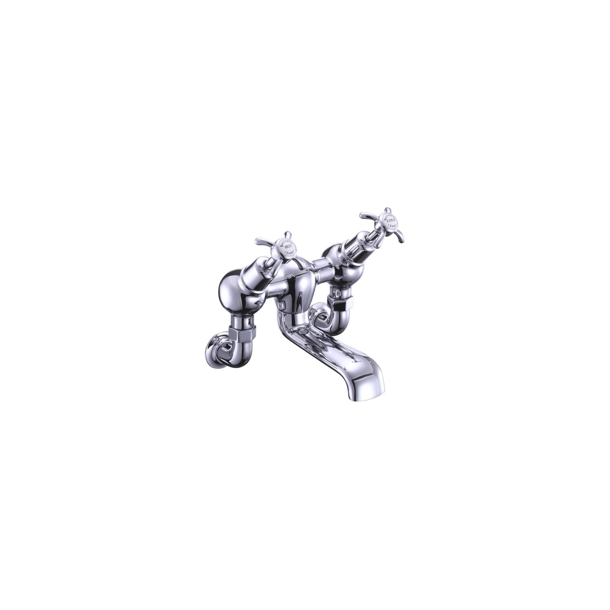 Burlington Anglesey Angled Bath Filler Tap, Wall Mounted, Chrome at Tesco Direct