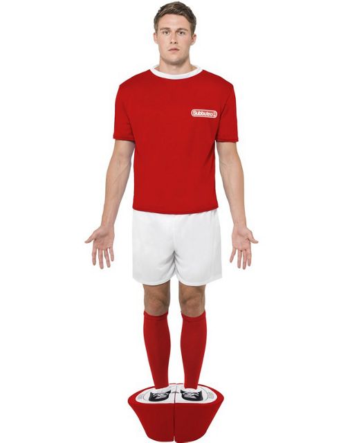 Image of Subbuteo Red Strip - Adult Costume Size: 38-40