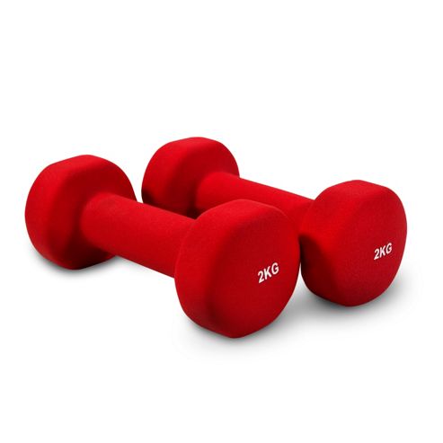 Image of Bodymax Vinyl Dumbbell Pair - 2 X 2kg