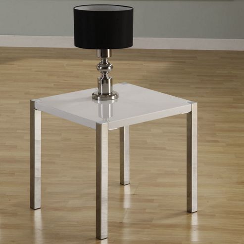 Image of Home Essence Boston Lamp Table In White