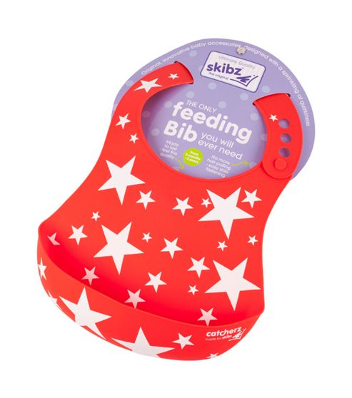 Image of Catcherz - Rock Star Red Babies Pelican Feeding Bib
