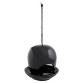 Fallen Fruits Ceramic Birdfeeder Black