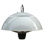 La Hacienda White Ceiling Mounted Halogen Heater