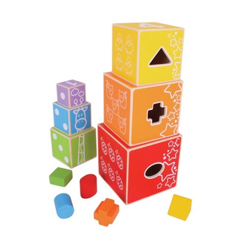 Image of Bigjigs Toys Stacking Cubes