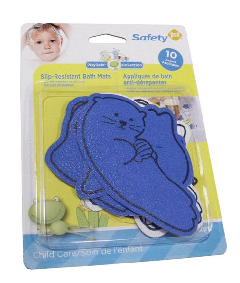 Image of Safety 1st Non Slip Bath Mats X 10