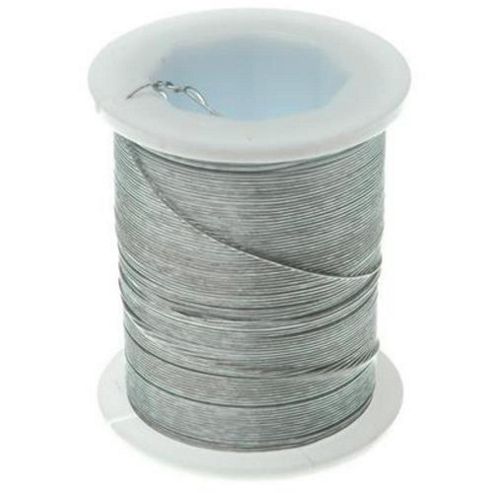 Image of Brass Wire - 28 Gauge - Silver 24yds