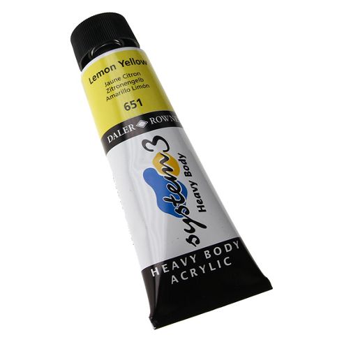 Image of System 3 Heavy Body 75ml Lemon Yellow
