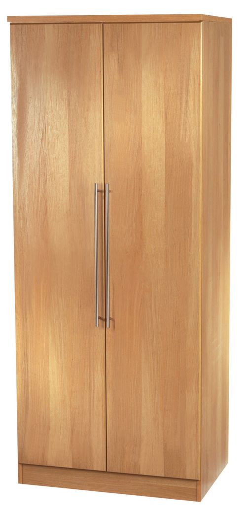 Image of Welcome Furniture Sherwood Plain Midi Wardrobe - English Oak - 197cm H