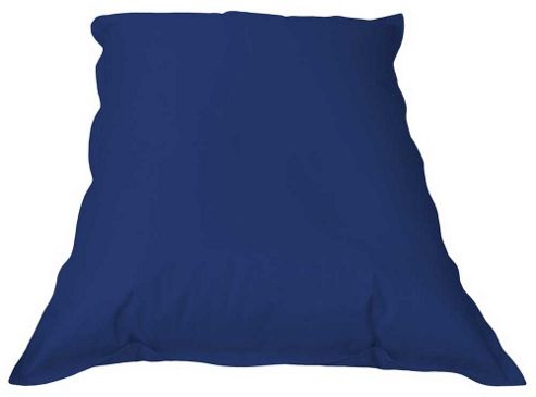 Image of Valufurniture Large Slab Dark Blue Bean Bag